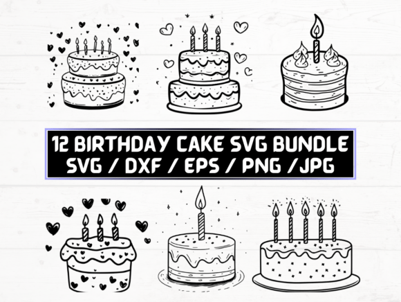 Birthday Cake SVG: A Designer's Take on Graphics and Crafts