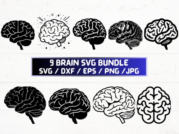 Brain Silhouette Svg: A Smart Graphics Choice for Crafts and Branding