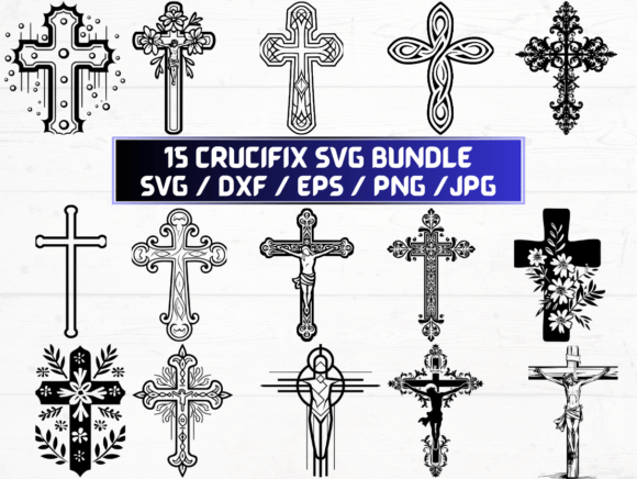 Crucifix Clipart: Essential Graphics for Faith-Based Crafts