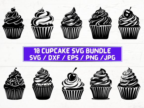 Cupcake SVG Bundle: A Graphic Designer's Review for Crafts & Graphics