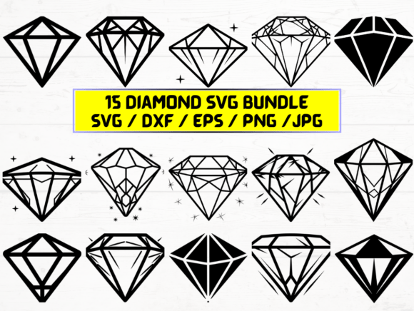 Diamond SVG File: A Designer's Review for Graphics & Crafts