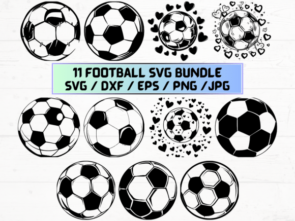 Football SVG Bundle: Graphics for Crafts and Content