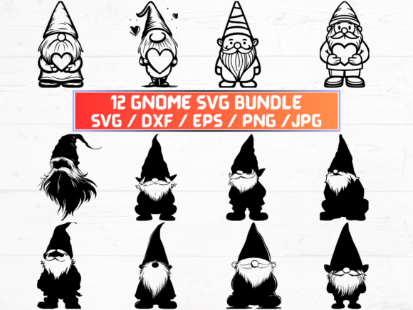 Gnome Clipart for Crafts and Graphics Projects