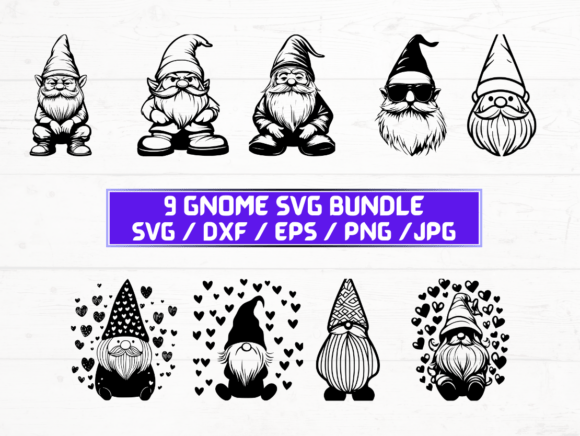 Gnome SVG Bundle Review for Crafts and Graphics