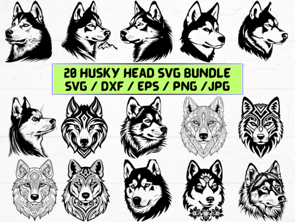 Husky Head SVG Bundle Review for Real Embroidery Work